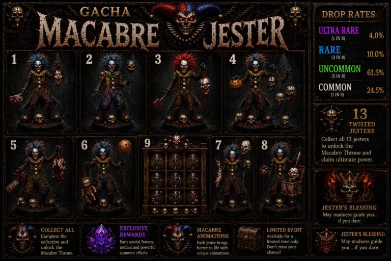 Gacha Macabre Jester Second Life