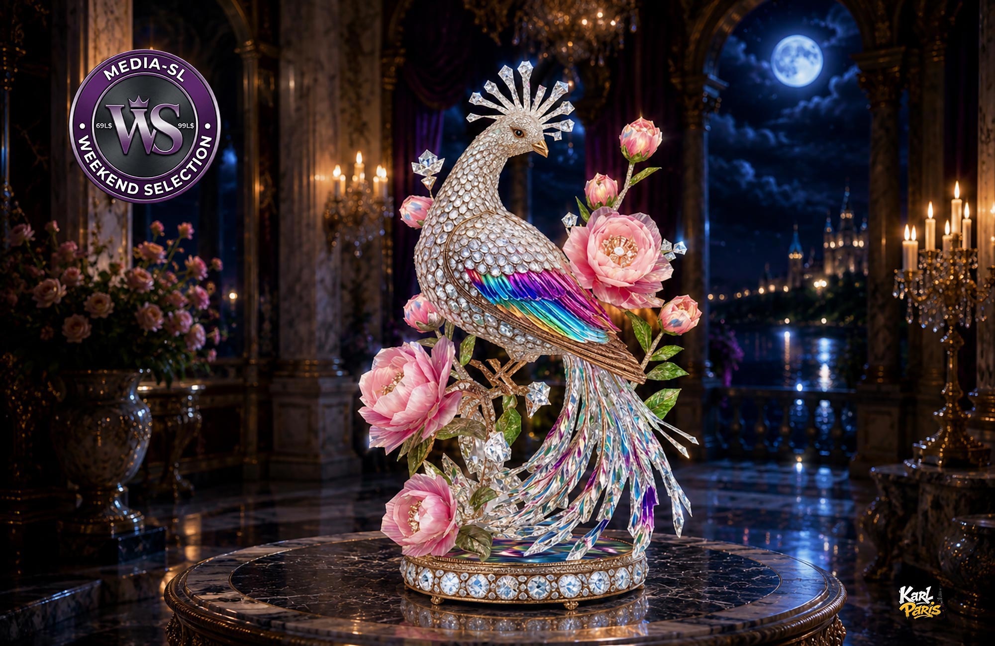 Karlparis Celestial Blossom Peacock Second Life