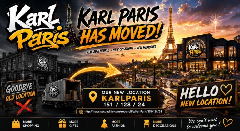 Karlparis Has Moved Second Life