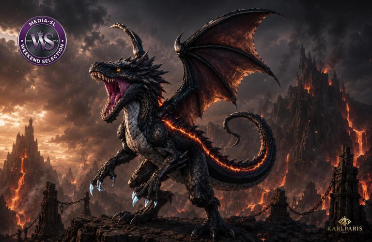 Karlparis Shadowflame Dragon Second Life