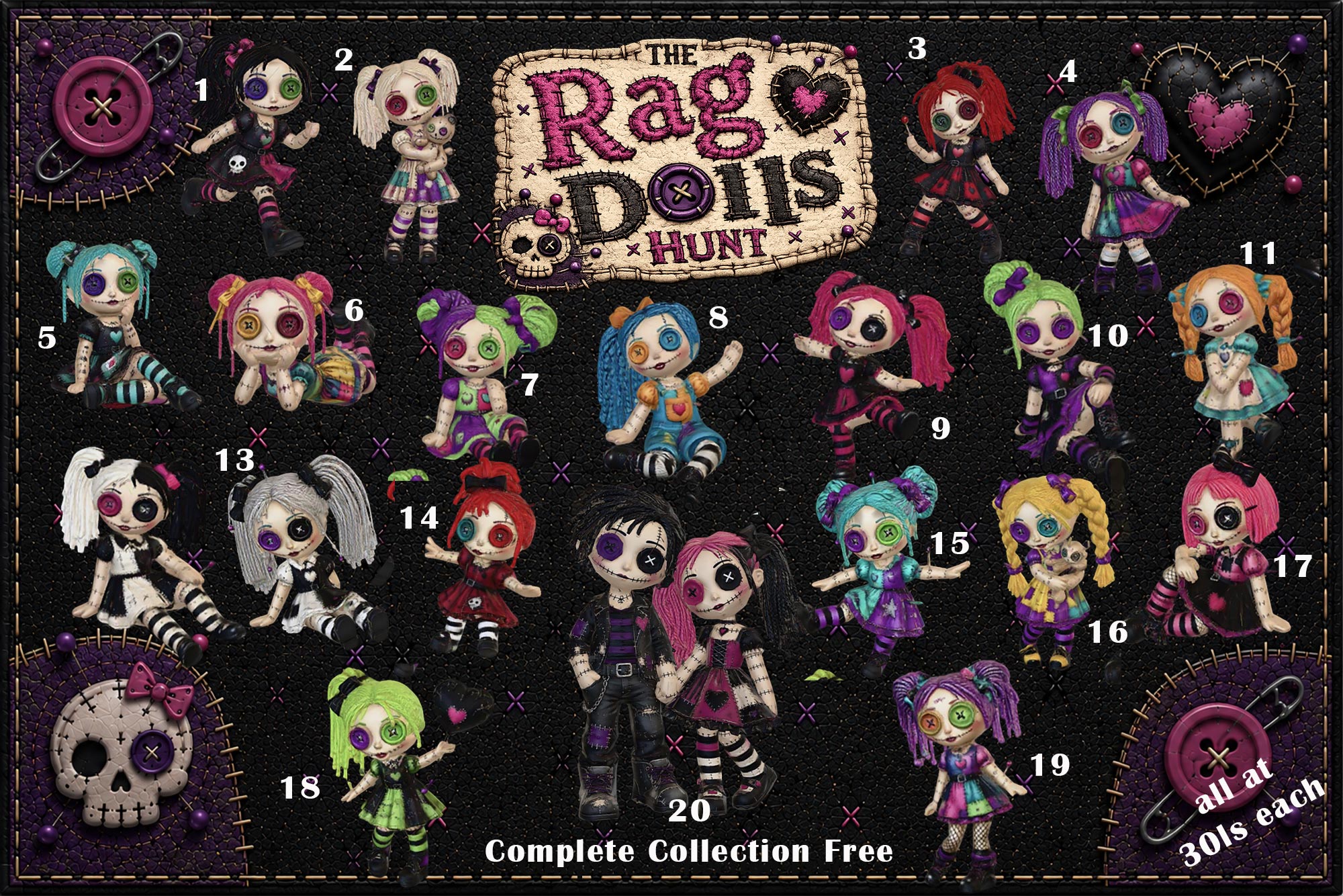 Rag Dolls Hunt Second Life