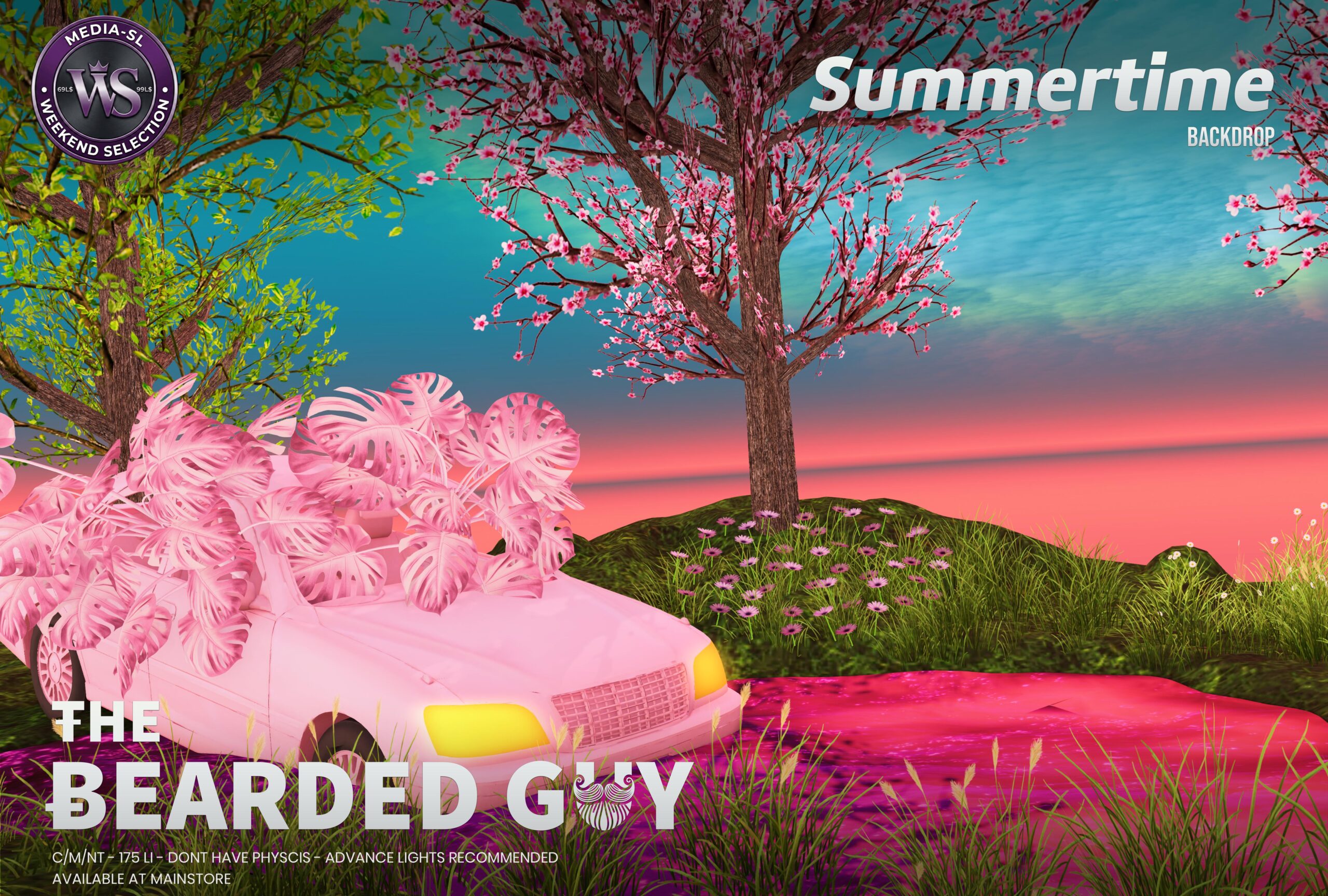 Summertime Backdrop The Bearded Guy Mediasl Sw Second Life