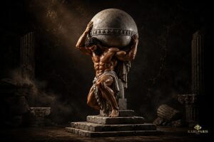 Atlas Titan Strength Greek Mythology Warrior Sculpture Second Life