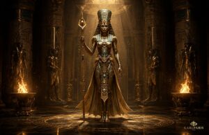 Egyptian Queen Warrior Artwork Ancient Mythology Fantasy Goddess Wall Art Second Life