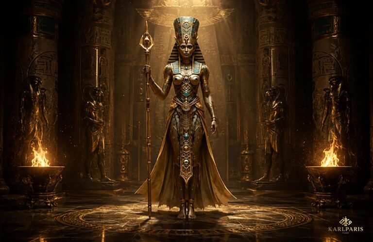 Egyptian Queen Warrior Artwork Ancient Mythology Fantasy Goddess Wall Art Second Life