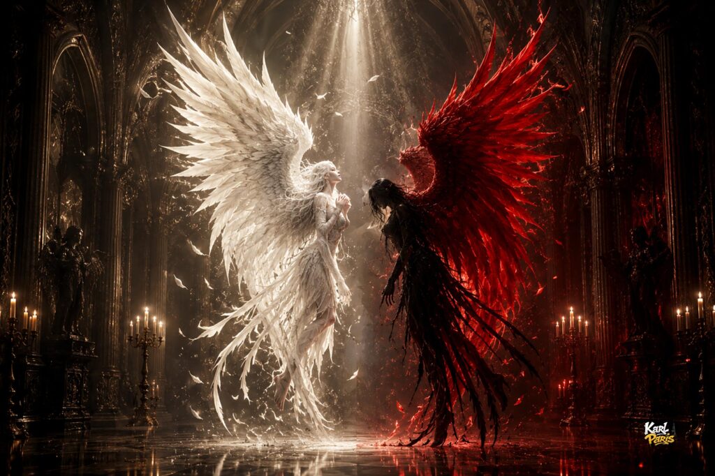 Eternal Duality Celestial Light And Shadow Angels Second Life