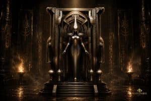Futuristic Goddess Throne Art Deco Scifi Queen Sculpture 1 Second Life