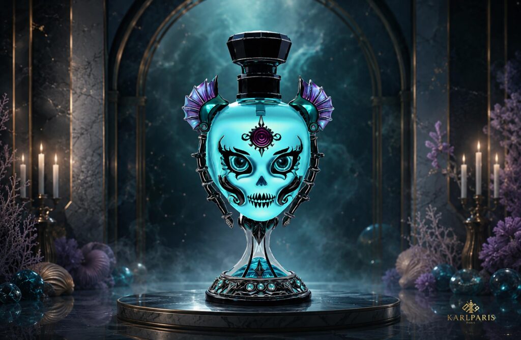 Mystic Skull Potion Bottle Gothic Fantasy Alchemy Vesser Second Life