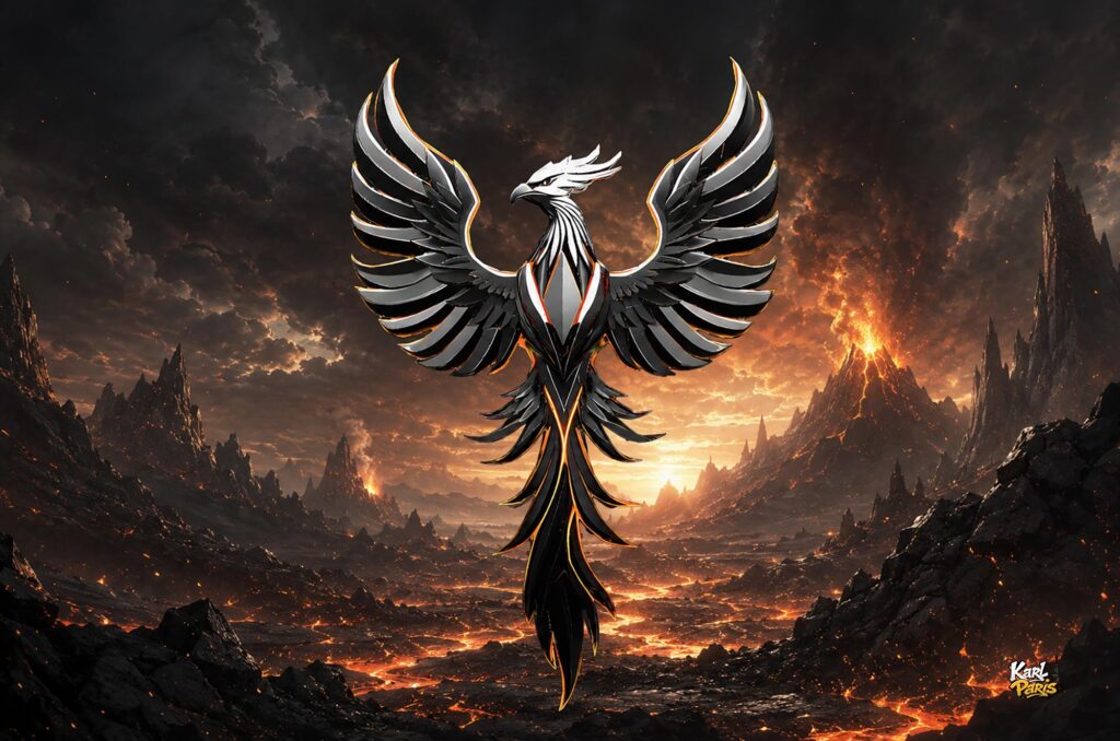 Phoenix Ascendant Emblem Eternal Fire Crest Second Life