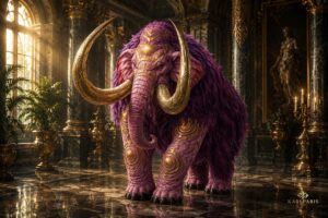 Royal Amethyst Mammoth Enchanted Ancient Beast Sculpture 1 Second Life