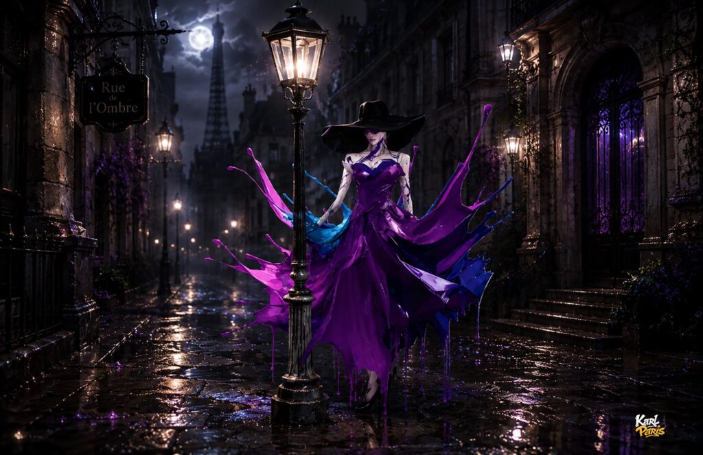 Violet Eclipse Lady Enchanted Midnight Elegance Second Life