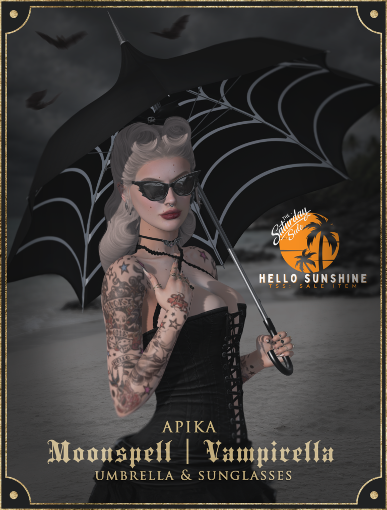 [apika]moonspell Umbrella&vampirella Sunglasses Second Life