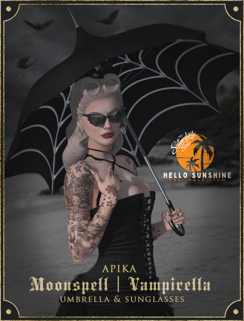 [apika]moonspell Umbrella&vampirella Sunglasses Second Life