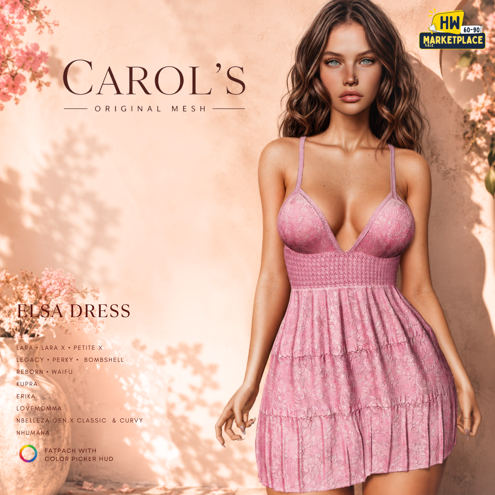 Carols Elsa Dress Hwm Second Life