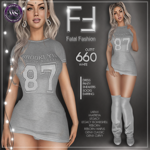Fatal Fashion Outfit 660 White Second Life