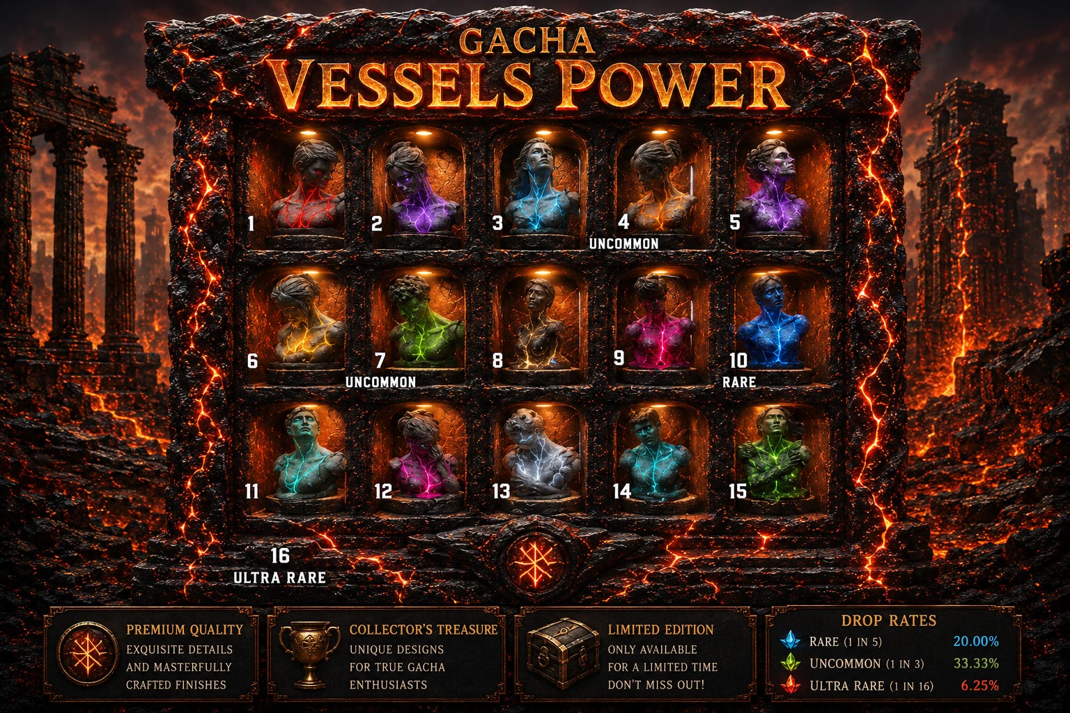 Gacha Vessels Power Second Life