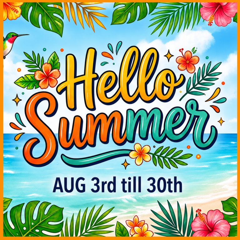 Hello Summer Logo Second Life