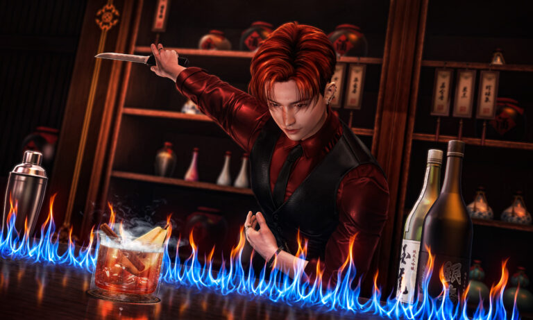 Japanese Bartender V22 Second Life