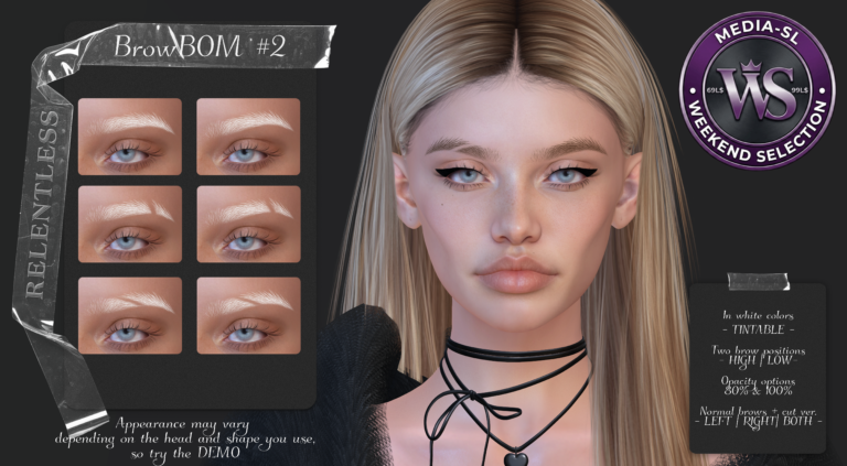 Relentless Browbom #2 Ad Second Life