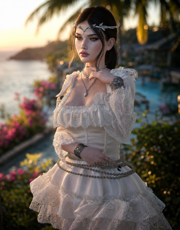 Sunset Elegance By The Shore Second Life
