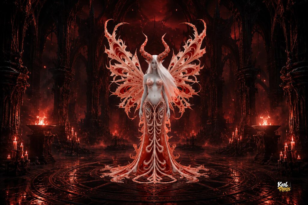 Celestial Ember Fairy Crimson Wings Of Eternity Second Life