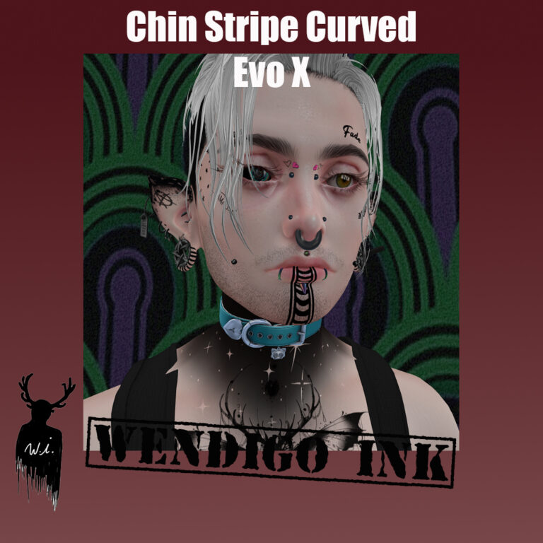 Chin Stripe Curved Second Life