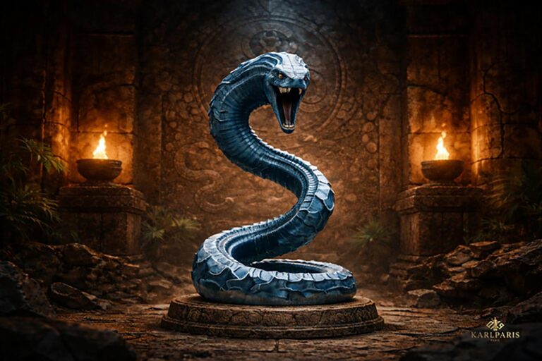 Dark Fantasy Coiled Serpent Snake Monster Boss 2 Second Life