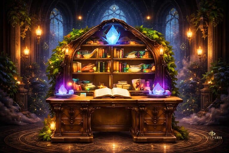 Enchanted Magic Desk 1 Second Life