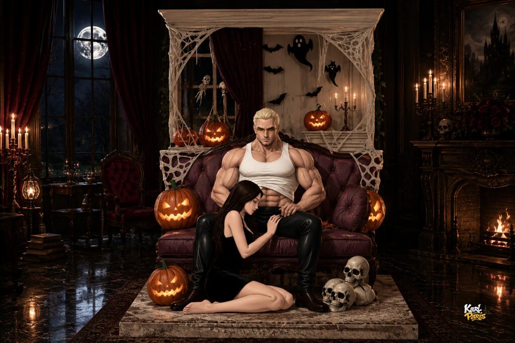 Haunted Halloween Romance Gothic Couple Display Second Life