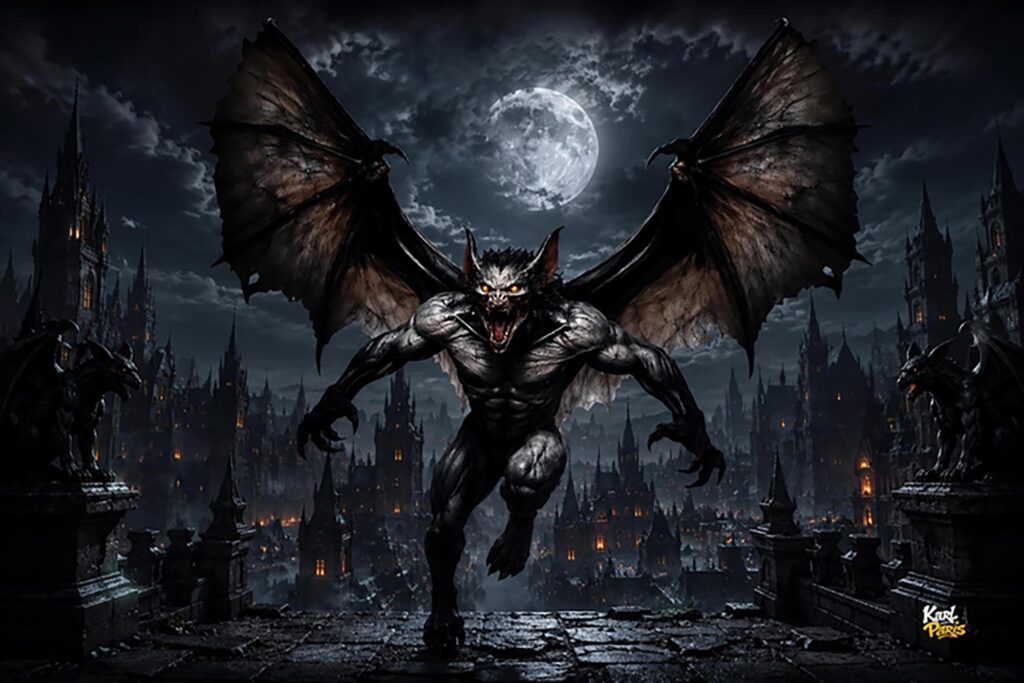 Nightmare Gargoyle Winged Abyssal Horror Second Life