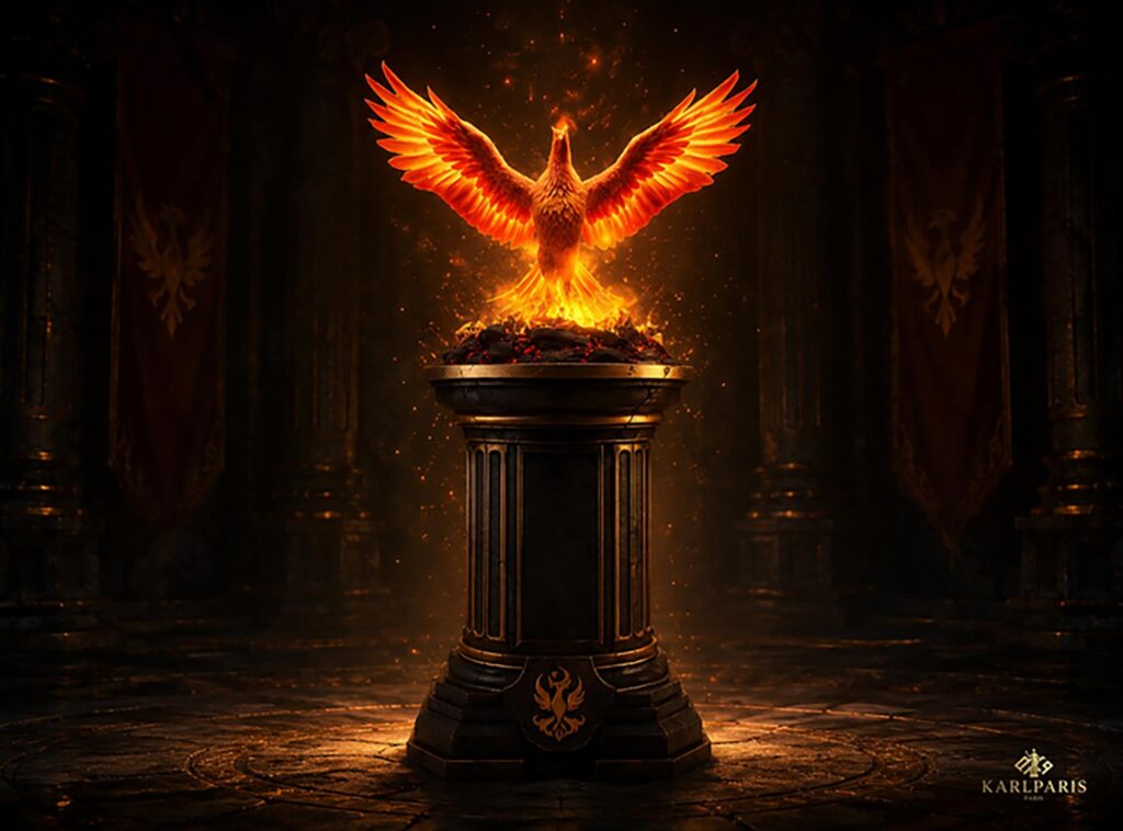 Phoenix Rising Flame Artwork Mythical Fire 1 Second Life