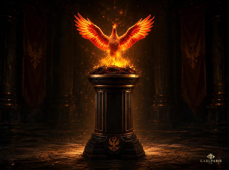 Phoenix Rising Flame Artwork Mythical Fire 1 Second Life