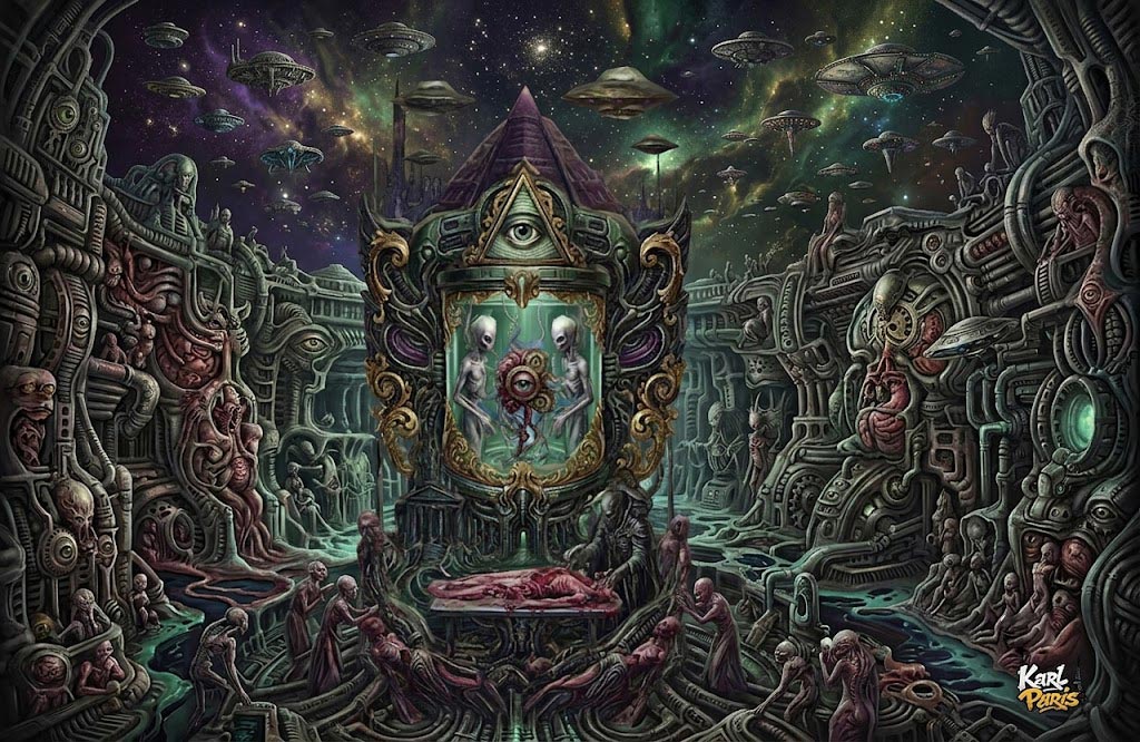 The Harvest Chamber Eldritch Experiment Wall Art Second Life