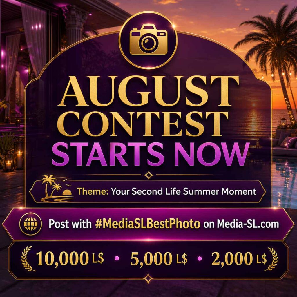 August Media Sl Best Photo Contest Second Life