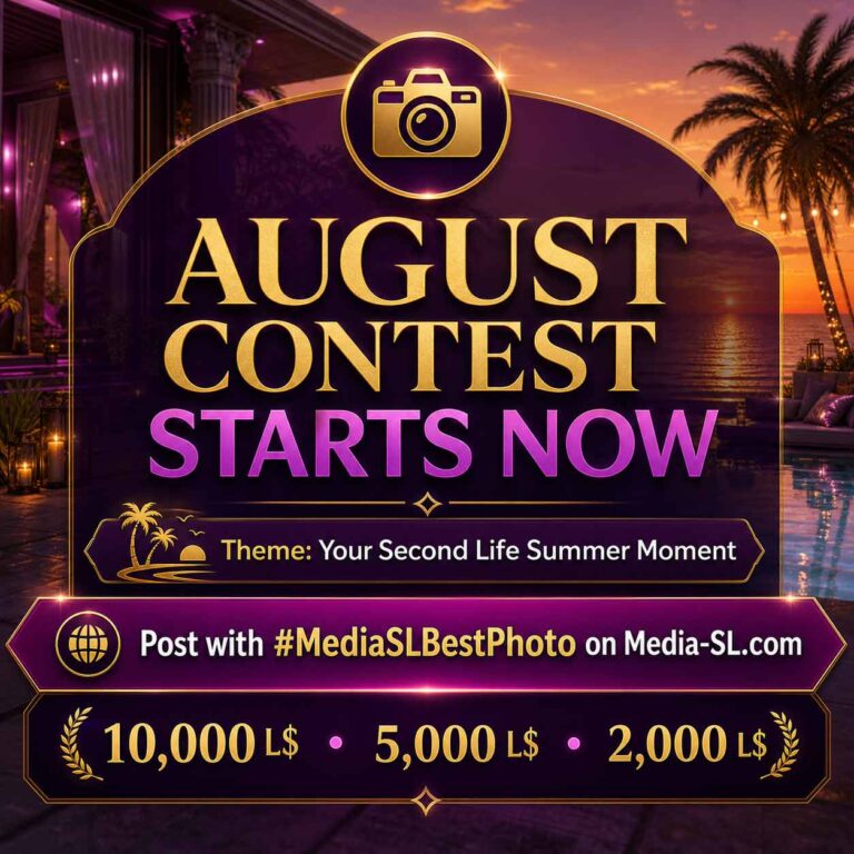 August Media Sl Best Photo Contest Second Life