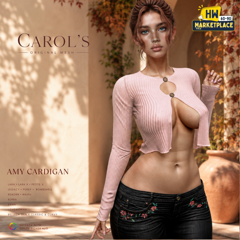 Carols Amy Cardigan Hwm Second Life