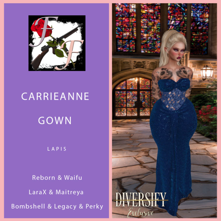 Carrieanne Gown Lapis Ad Diversify Exclusive Second Life