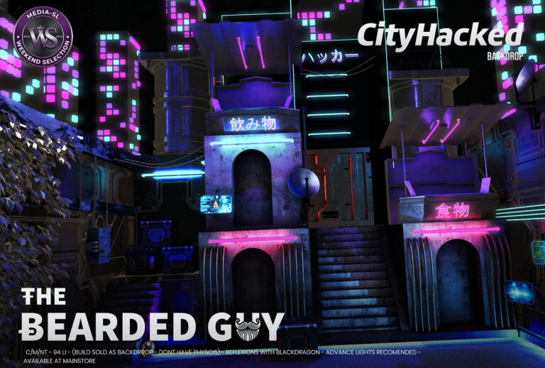 City Hacked Backdrop The Bearded Guy Media Sl Ws Second Life