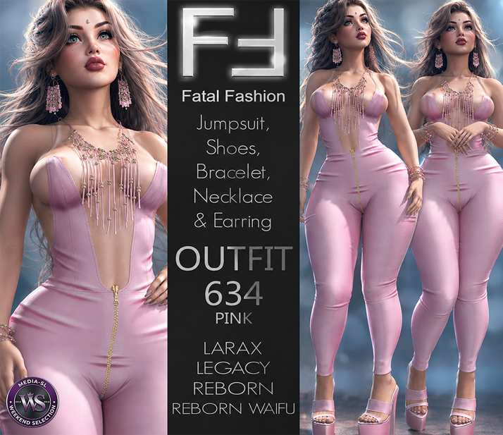 Fatal Fashion Outfit 634 Pink Second Life