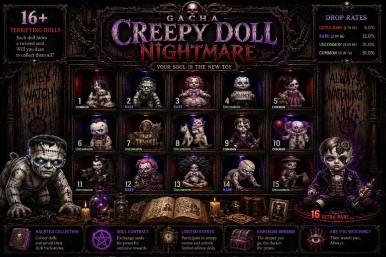 Gacha Creepy Dool Nightmare V1 Second Life