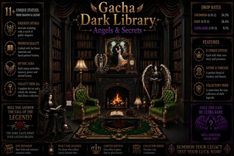 Gacha Dark Library Angels & Secrets Second Life