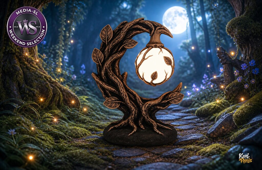 Karlparis Moonroot Lantern Enchanted Forest Light Decor Second Life