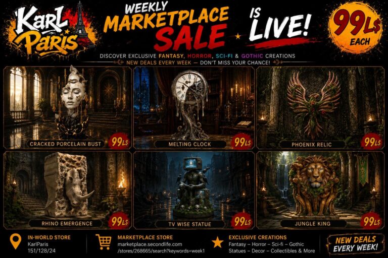 Karlparis Weekly Marketplace2 Second Life
