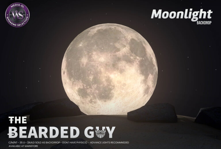 Moonlight Backdrop The Bearded Guy Media Sl Ws Second Life