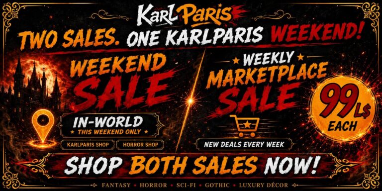 Two Sales. One Karlparis Weekend Second Life