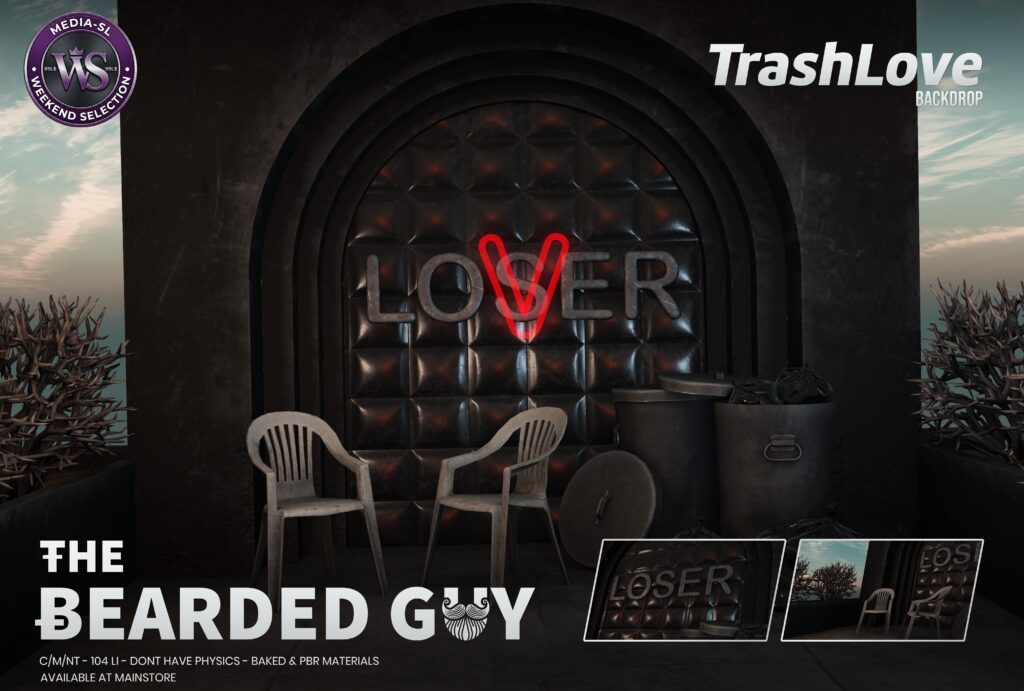 Trash Love Backdrop The Bearded Guy Media Sl Ws Second Life