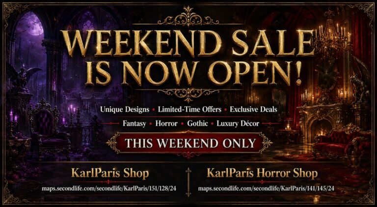 Weekend Sale Is Now Open1 Second Life