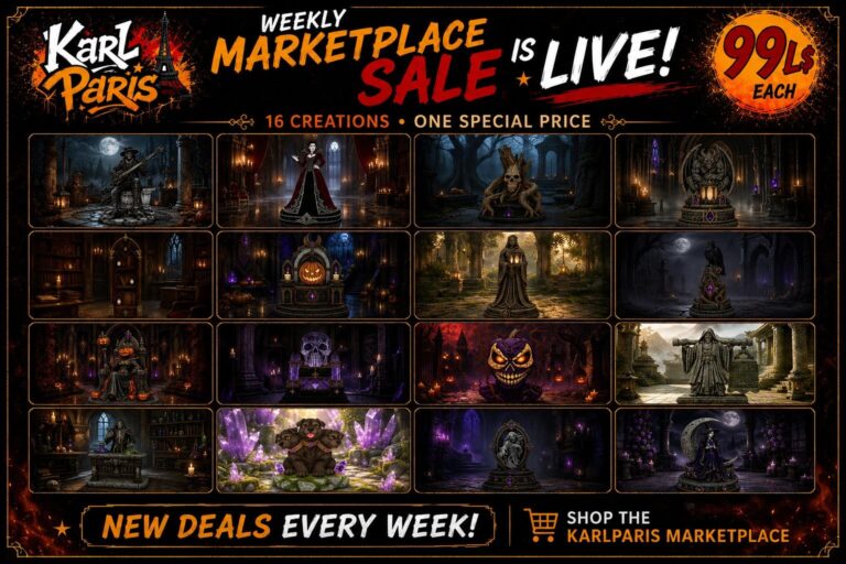Weekly Marketplace Sale Second Life
