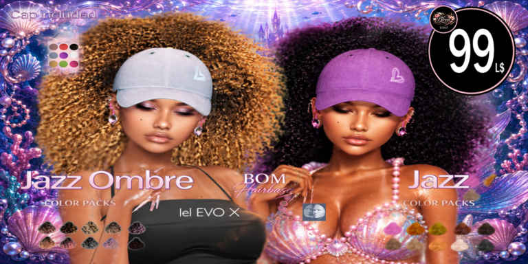 All Divas Jazz Hair Pack Horrana Flores Second Life