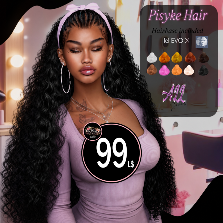 All Divas Pisyke Hair Horrana Flores Second Life